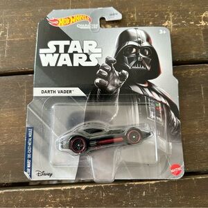 Star Wars Hot Wheels (2023) Character Cars Darth Vader Disney Figurine Toy